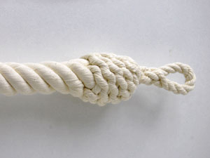 Rope tie-back ending