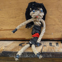 Finished rope doll: Angel, Cornbury 2013.