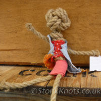 Finished rope doll: Kira, Cornbury 2013.