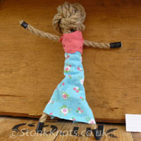 Finished rope doll: Millie, Cornbury 2013.