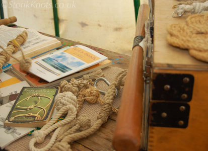 Knotting and ropes workshop, Wychwood 2012